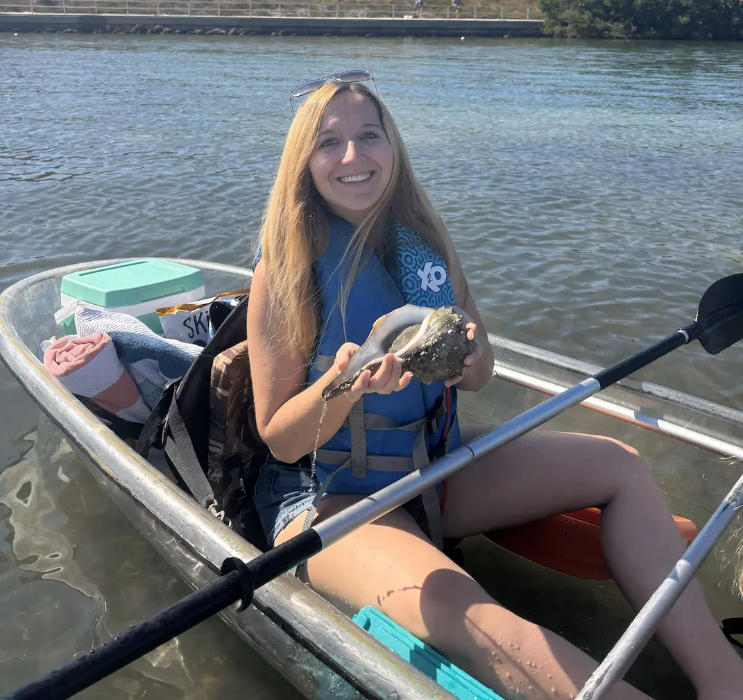 Paddling under mangroves at Clam Bayou in St. Pete