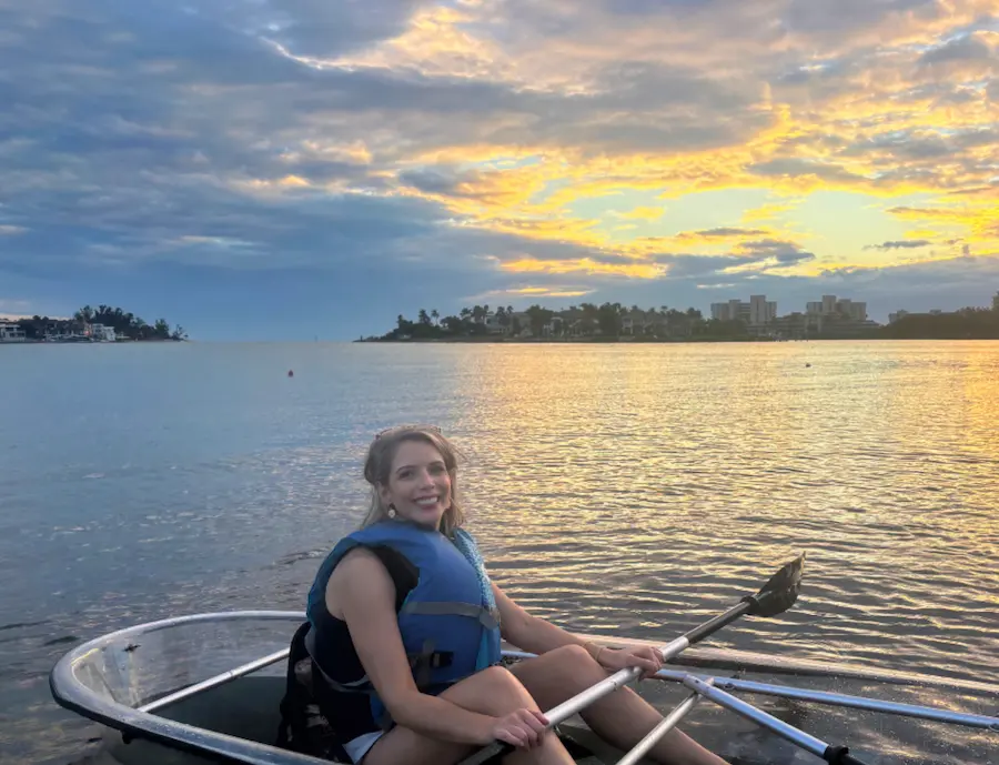 Sunset paddle at Clam Bayou St Pete